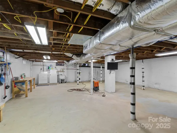 a view of storage and utility room