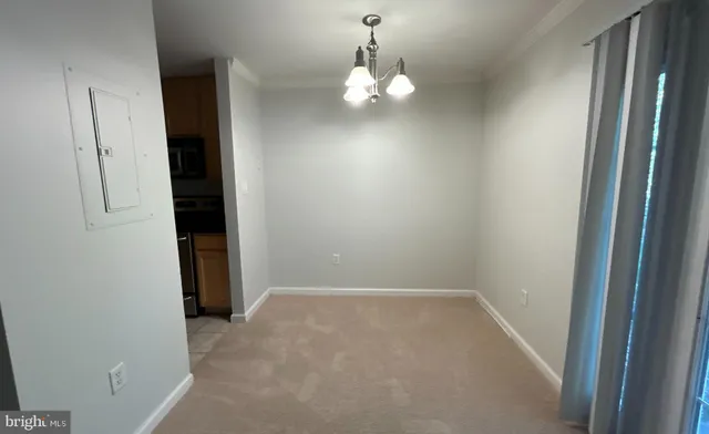 en empty room with window