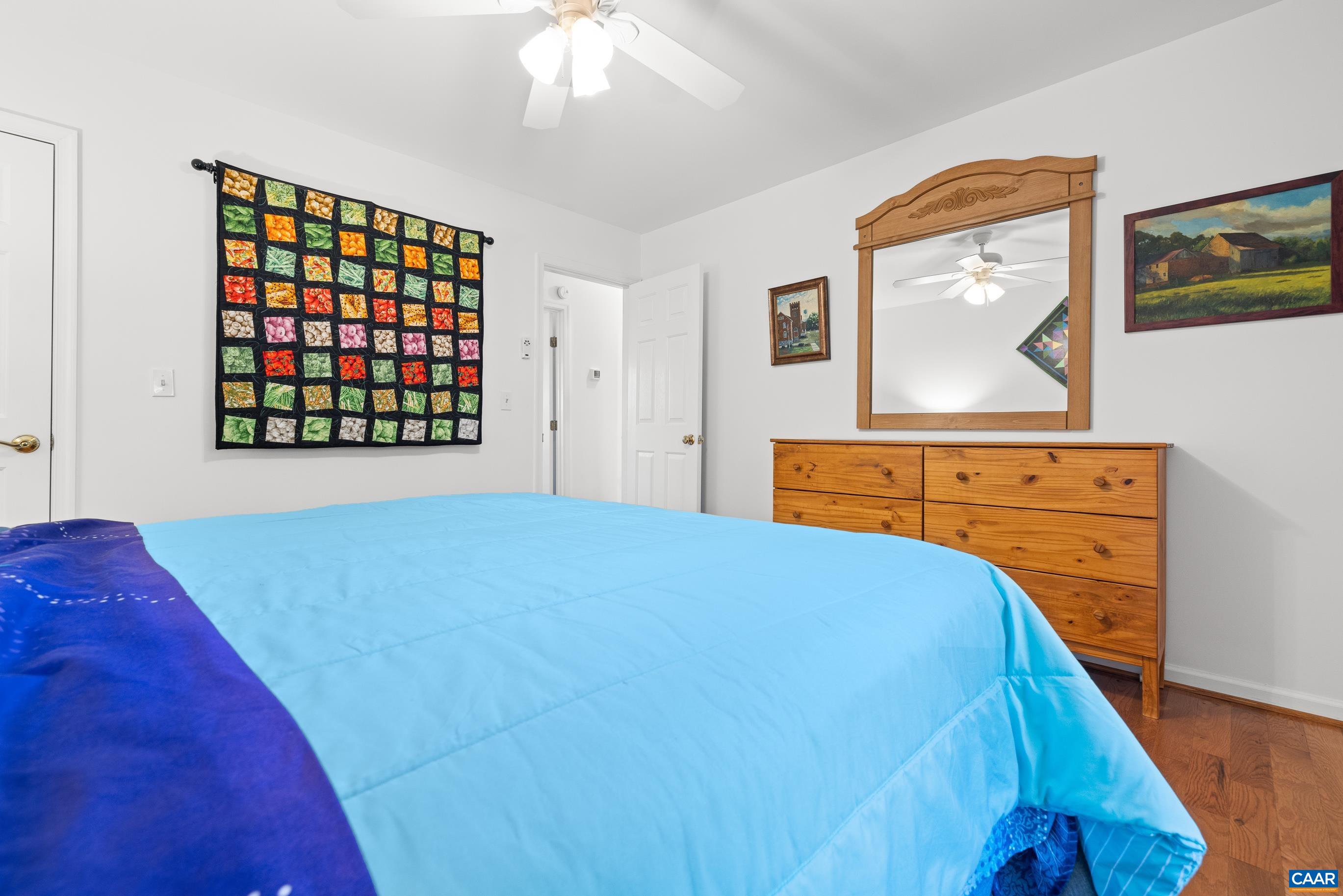 528 Jonquil Road Ruckersville, VA 22968 - Photo 47 of 66 a bedroom with a bed and a painting on the wall