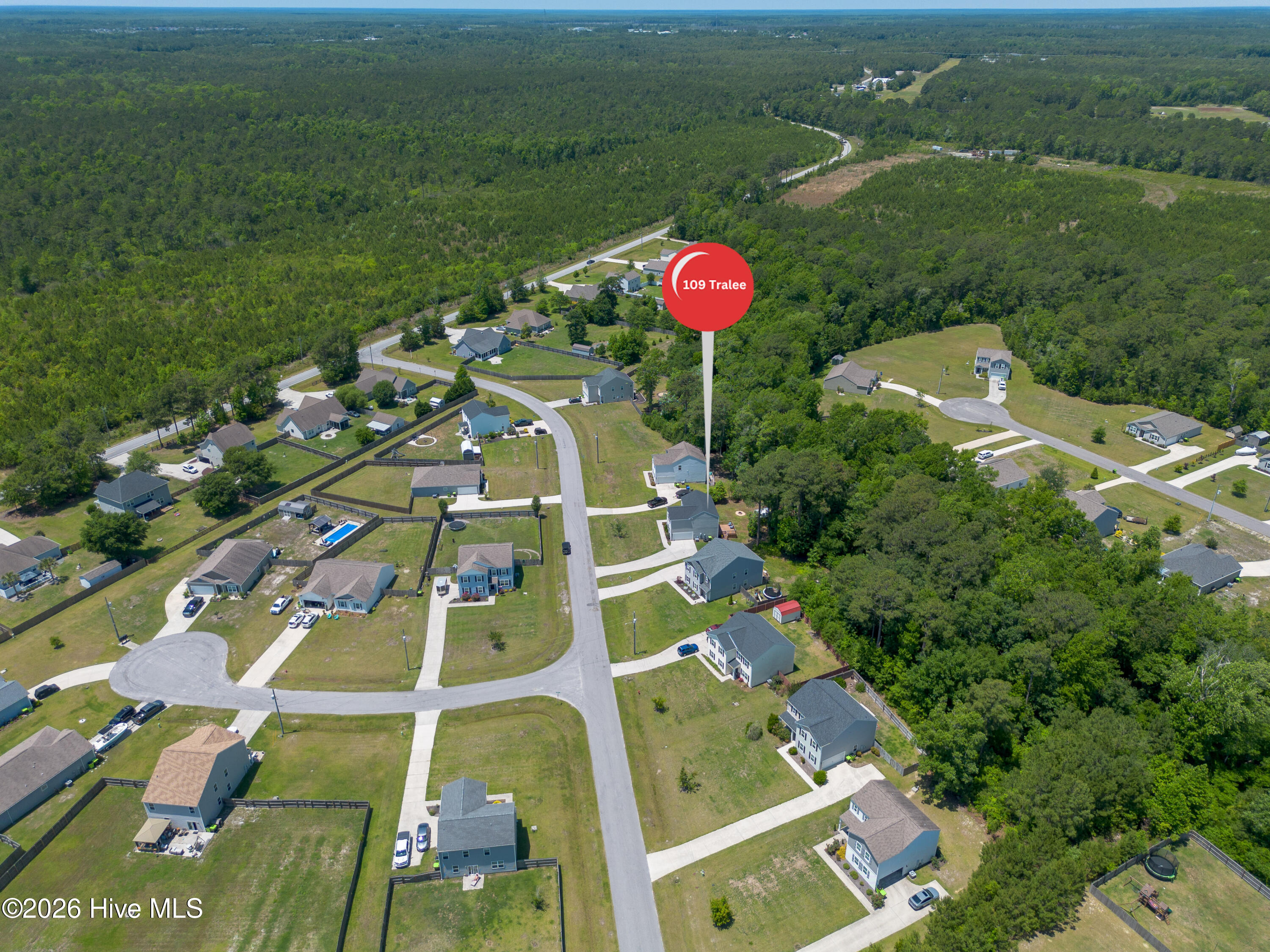 109 Tralee Place Holly Ridge, NC 28445 - Photo 70 of 73 Aerial