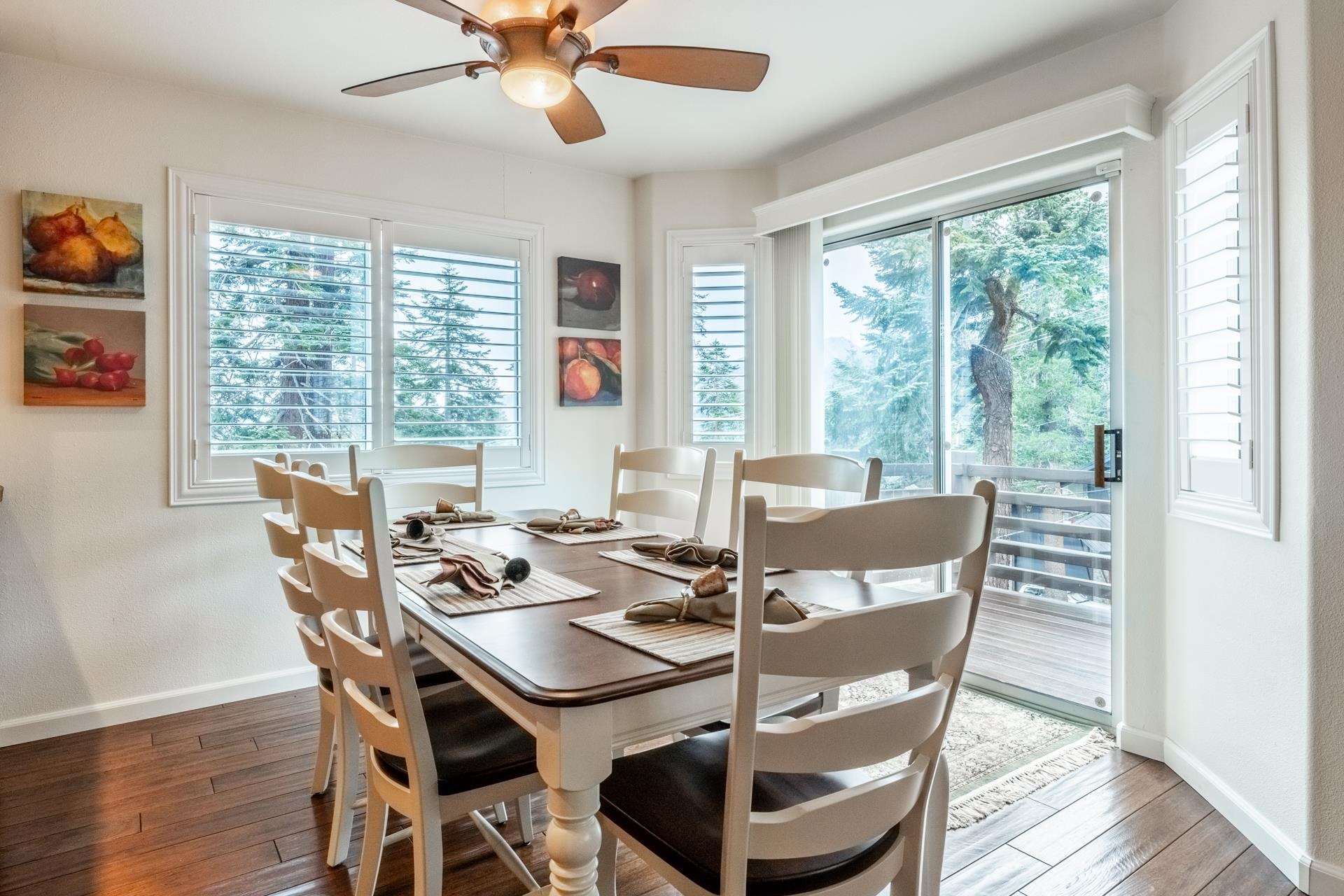 236 Davison Road Mammoth Lakes, CA 93546 - Photo 11 of 49 a view of a dining room with furniture window and wooden floor