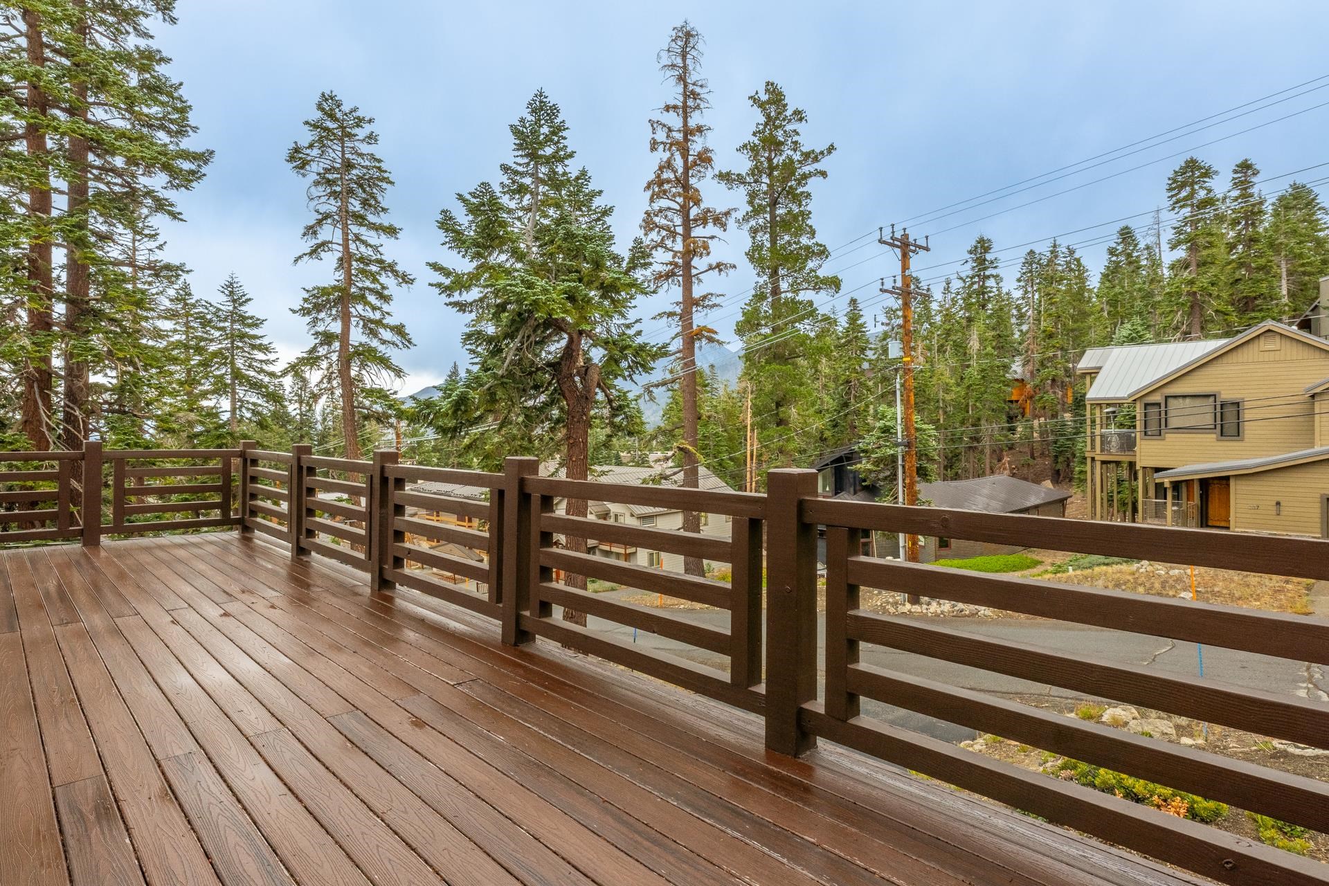 236 Davison Road Mammoth Lakes, CA 93546 - Photo 13 of 49 a view of outdoor space with deck and yard