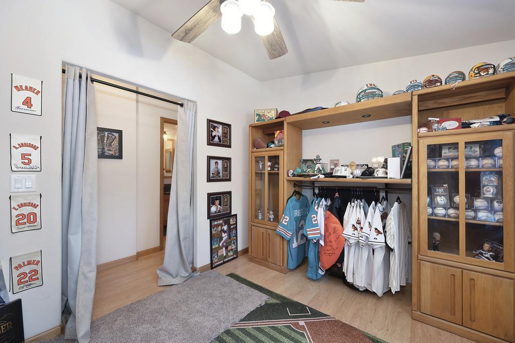 5060 Chestnut Court Georgetown, CA 95634 - Photo 37 of 65 mudroom with ceiling fan and light wood-style floors
