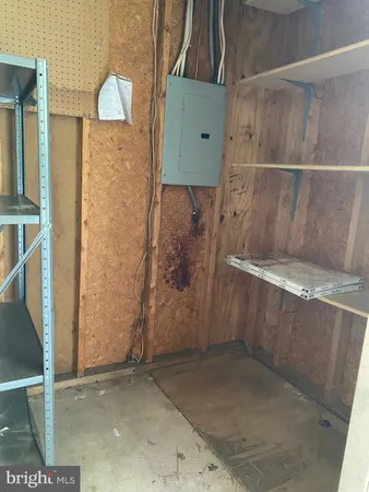 a view of closet area