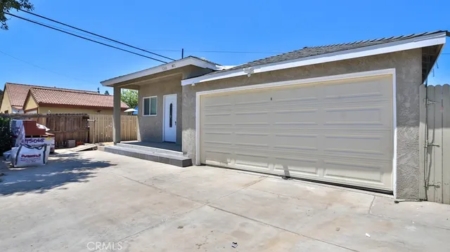 a backyard of a house