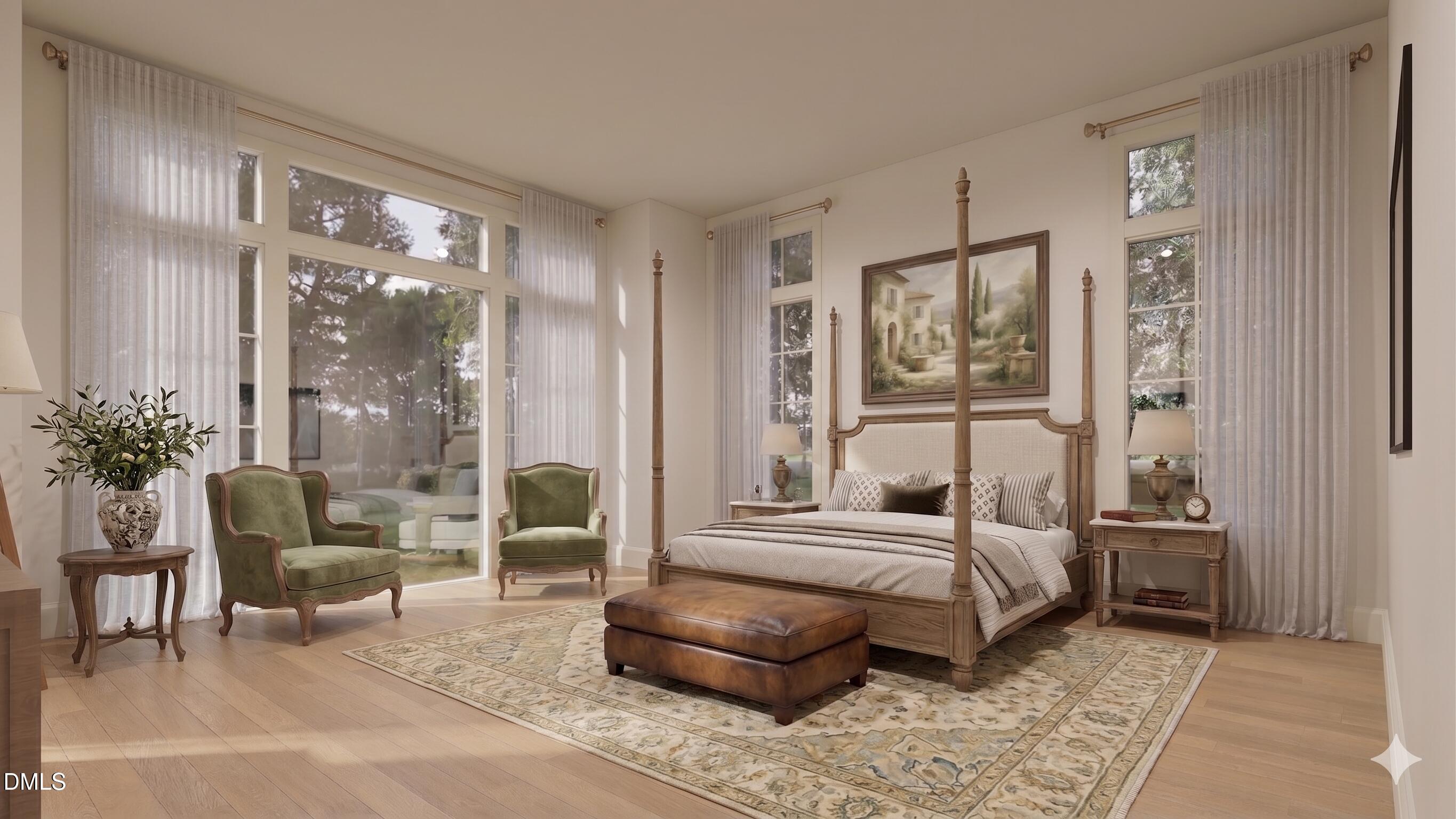 Primary Bedroom Rendering
