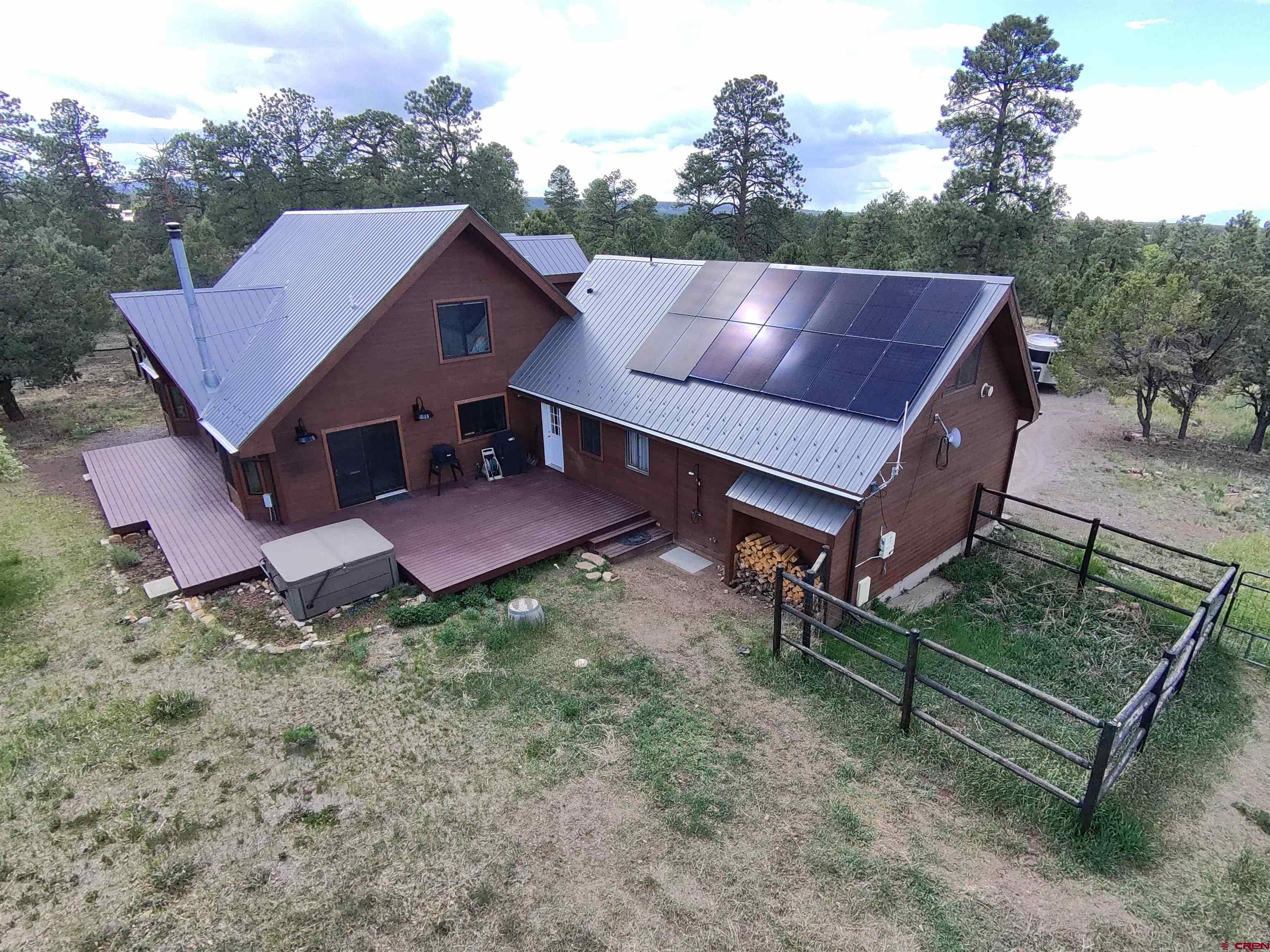 1010 Canyon Drive Ridgway, CO 81432 - Photo 34 of 37 an aerial view of a house