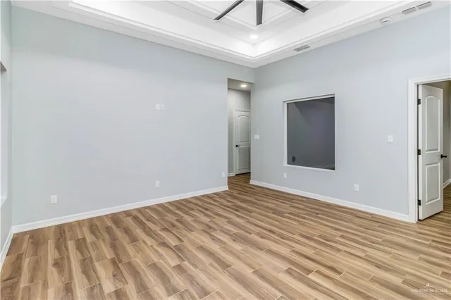 wooden floor in an empty room