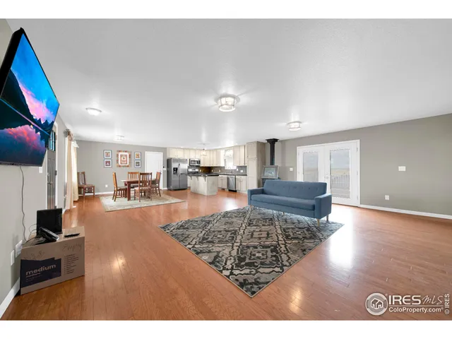 a view of an empty room