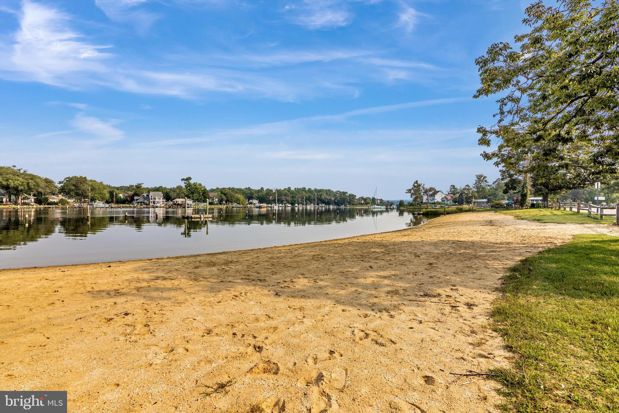 1702 Potomac Road Edgewater, MD 21037 - Photo 23 of 41 a view of a lake with houses in the back