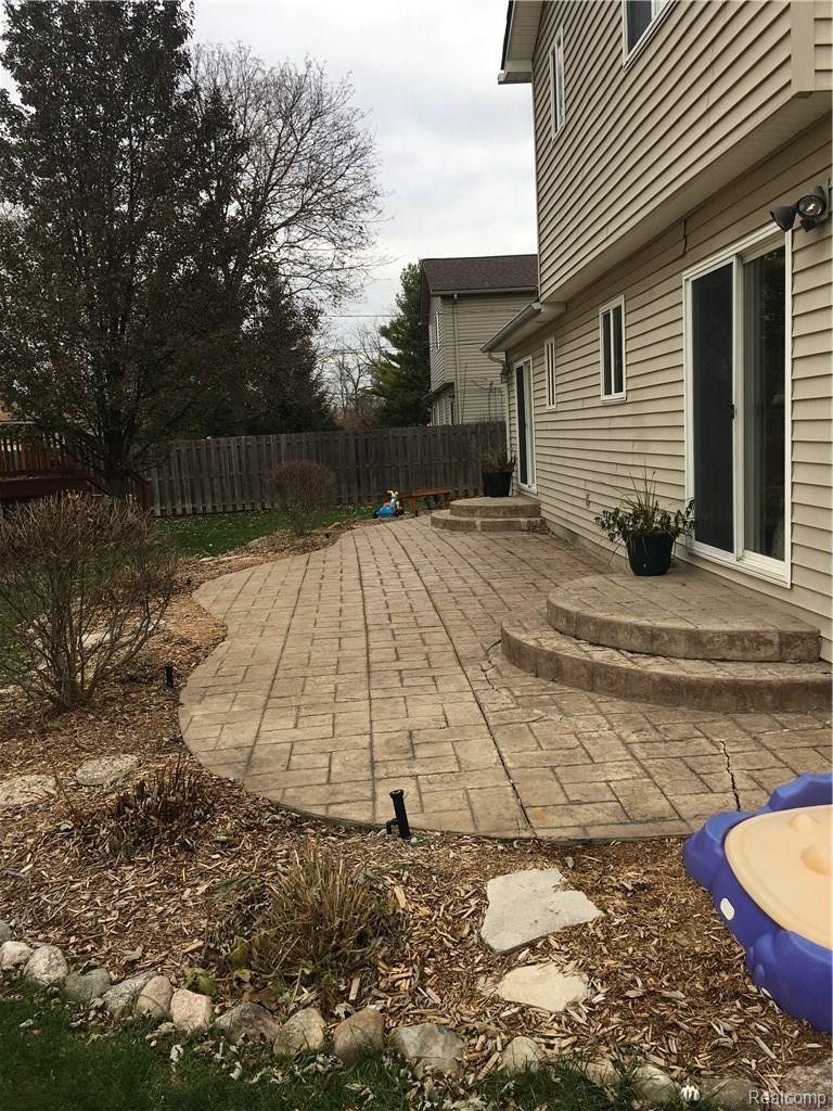 3714 Cone Avenue Rochester, MI 48309 - Photo 3 of 34 Stamped concrete patio