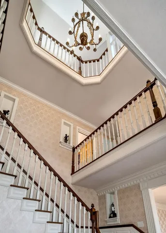 a close up of a wall