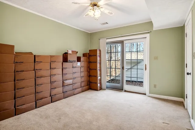 a view of outdoor space with garden