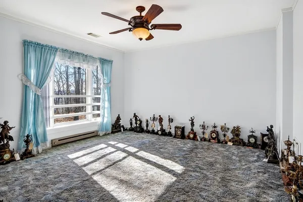 a view of lake and mountain