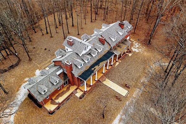 a view of road with trees