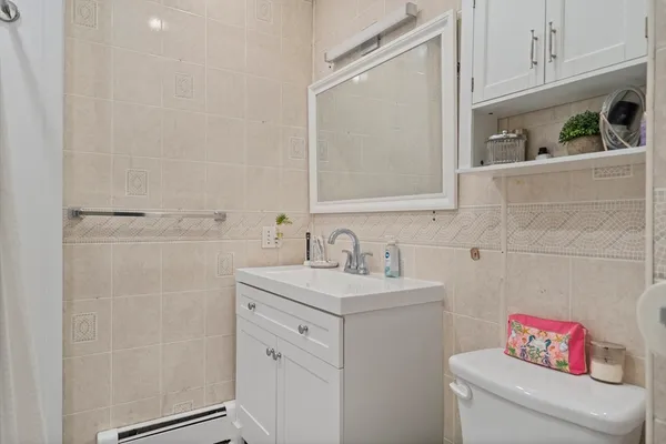 a bathroom with a sink and a toilet