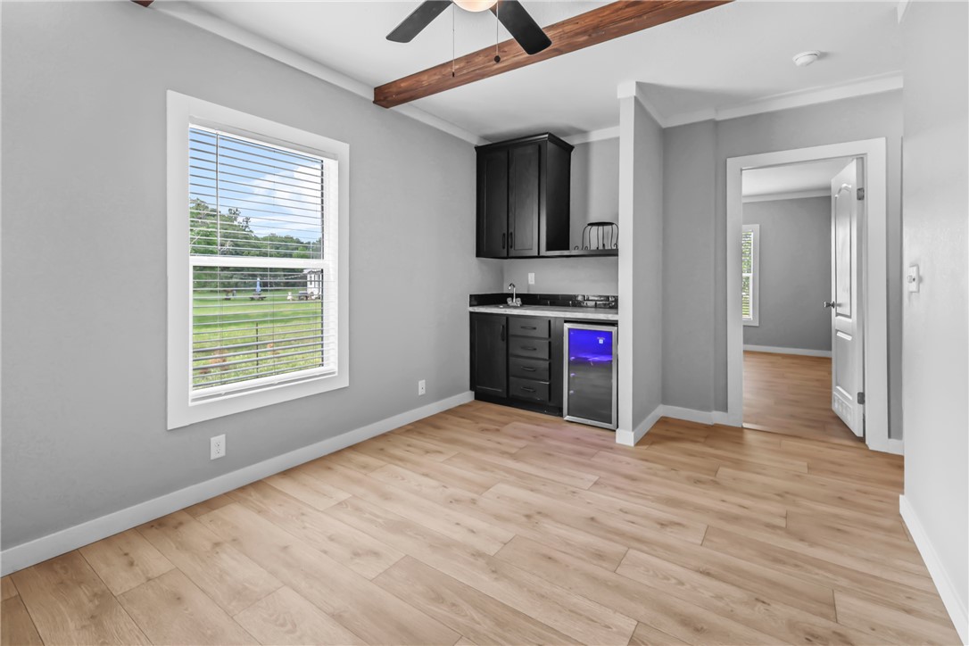 12796 South Fork Road Iola, TX 77861 - Photo 13 of 28 Flex room with beverage cooler and microwave area