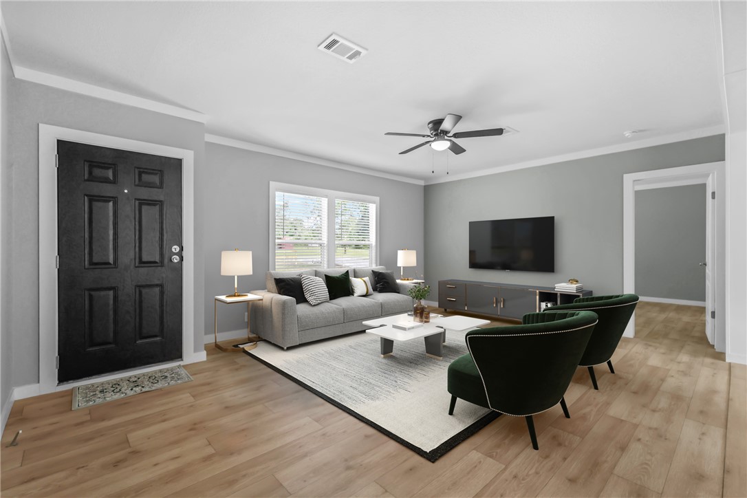 12796 South Fork Road Iola, TX 77861 - Photo 3 of 28 Living area, virtually staged