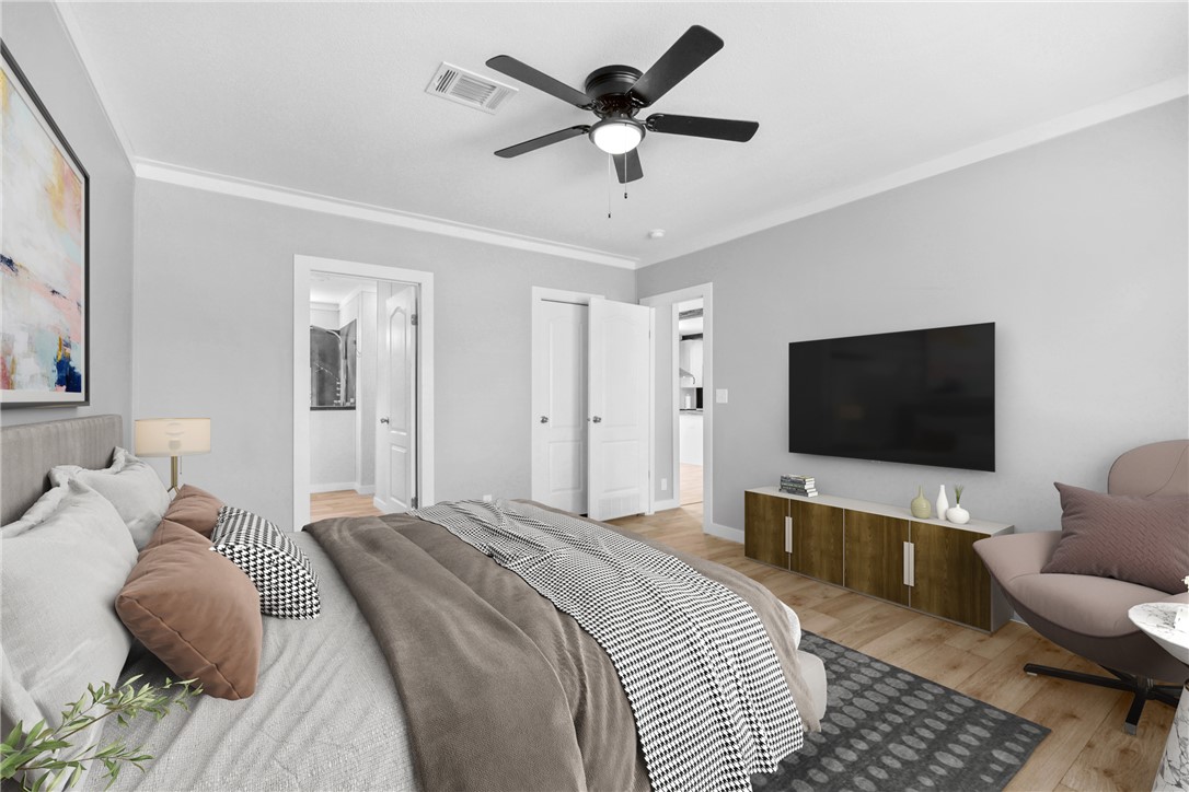 12796 South Fork Road Iola, TX 77861 - Photo 8 of 28 Primary bedroom, virtually staged