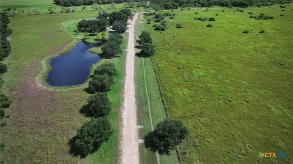 a view of a lake with outdoor space