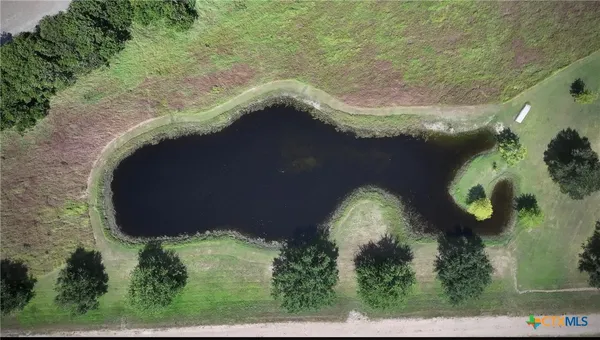 a view of a garden with a building