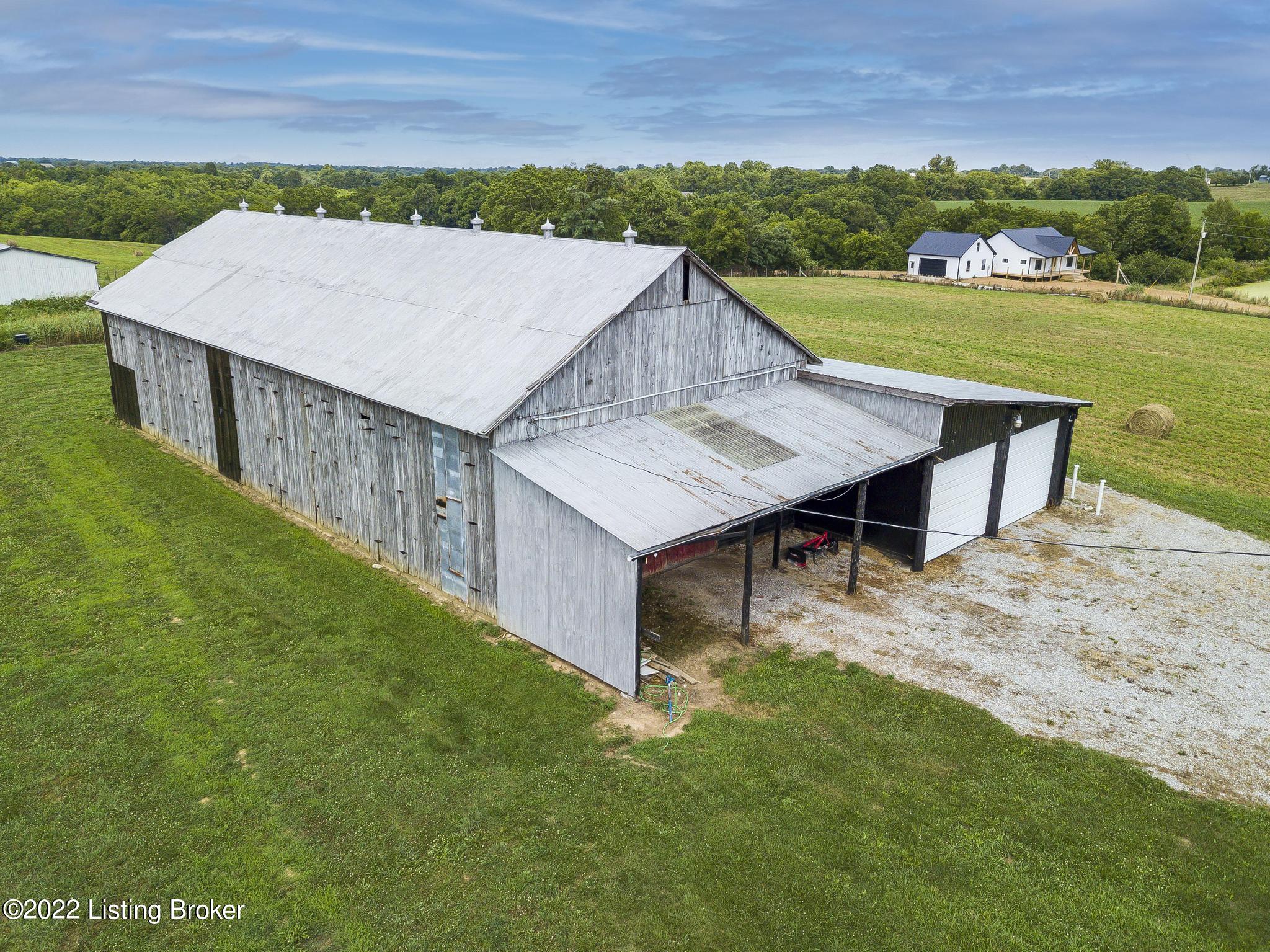 970 South Property Road Eminence, KY 40019 - Photo 22 of 25 Alt. Aerial Barn View