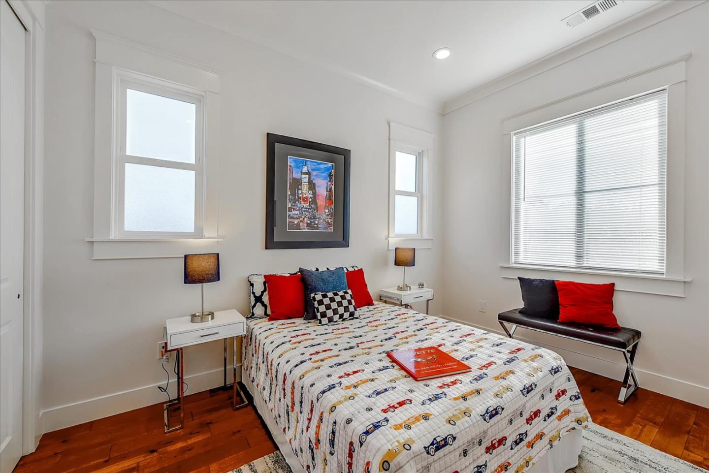 10380 Sterling Boulevard Cupertino, CA 95014 - Photo 33 of 49 a bedroom with bed and a window