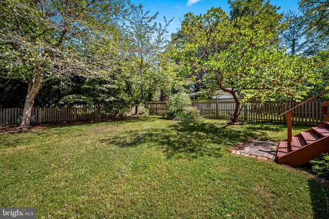 a view of a wooden fence