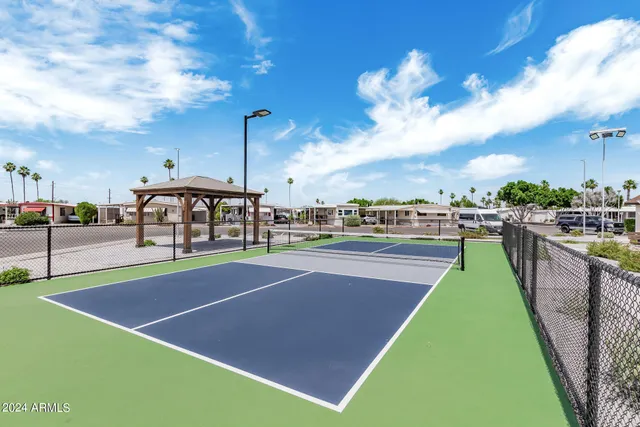 a view of a basketball court