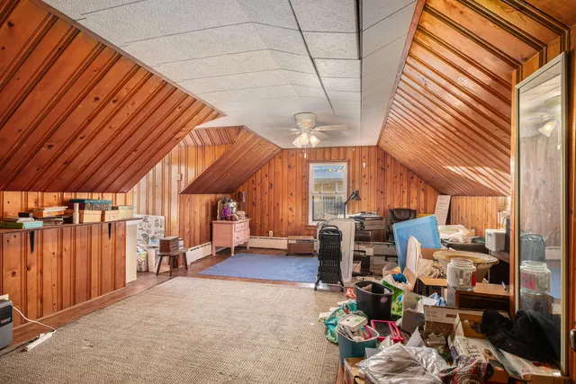 a view of a chairs and tables in patio