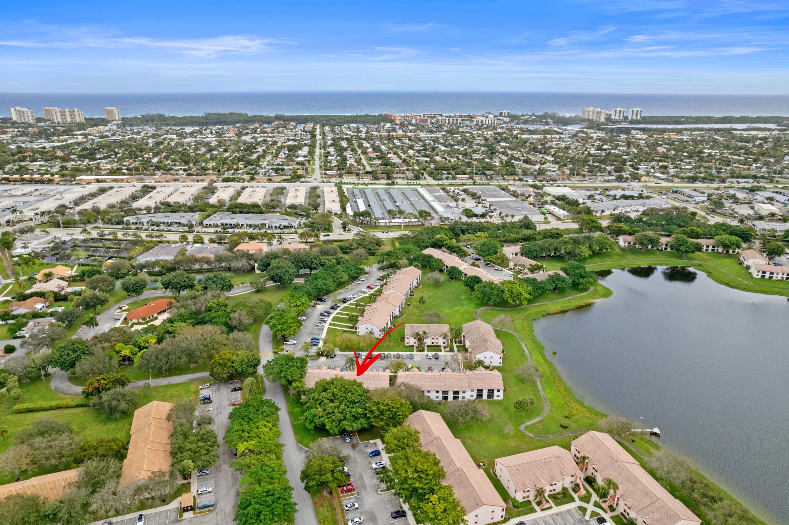 301 Norwood Terrace, Unit N228 Boca Raton, FL 33431 - Photo 17 of 34 Aerial Neighborhood View