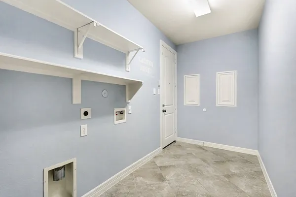 a view of an empty room