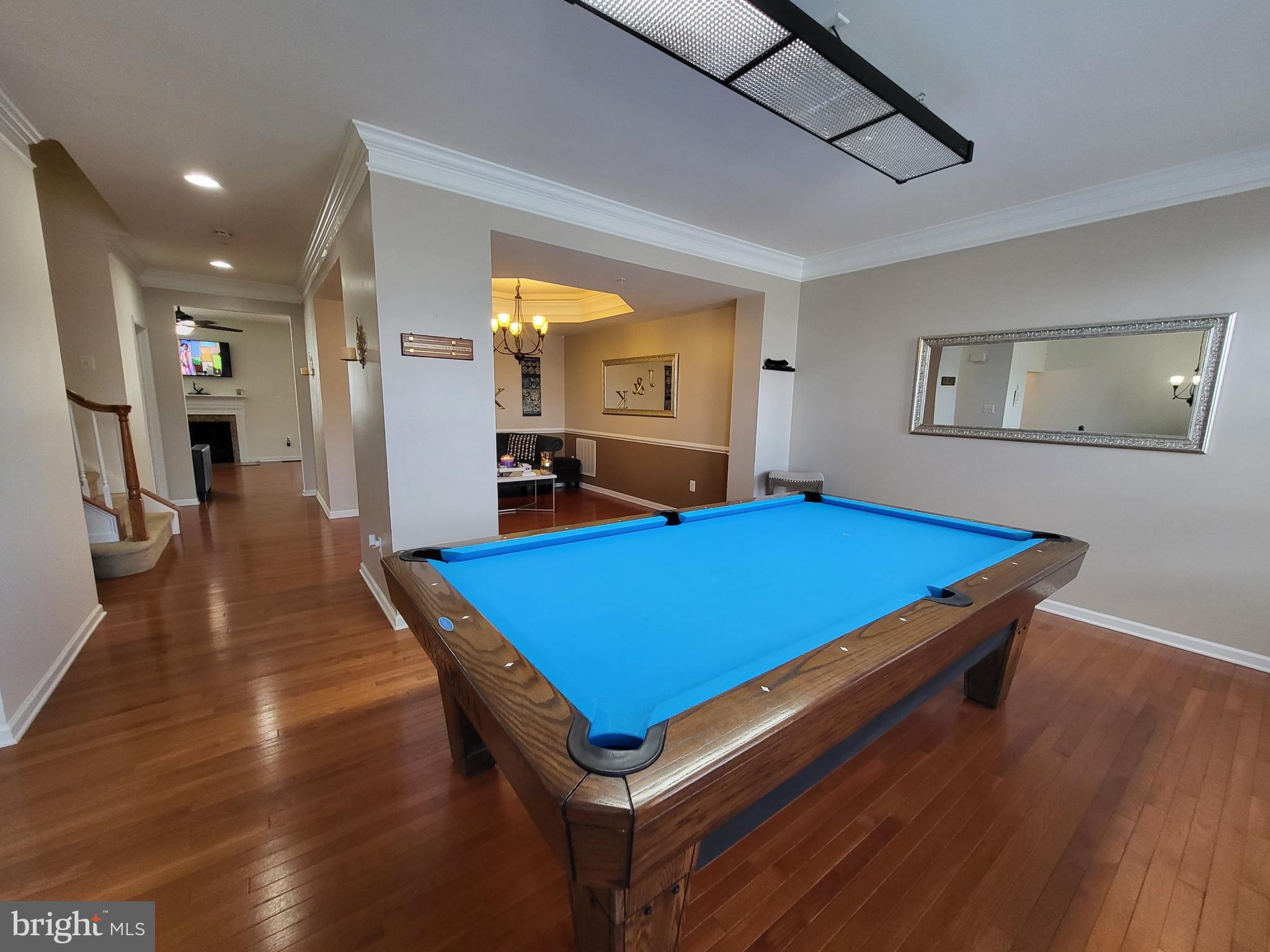 11011 Buggy Path Upper Marlboro, MD 20772 - Photo 82 of 82 a room with pool table and a wooden floor