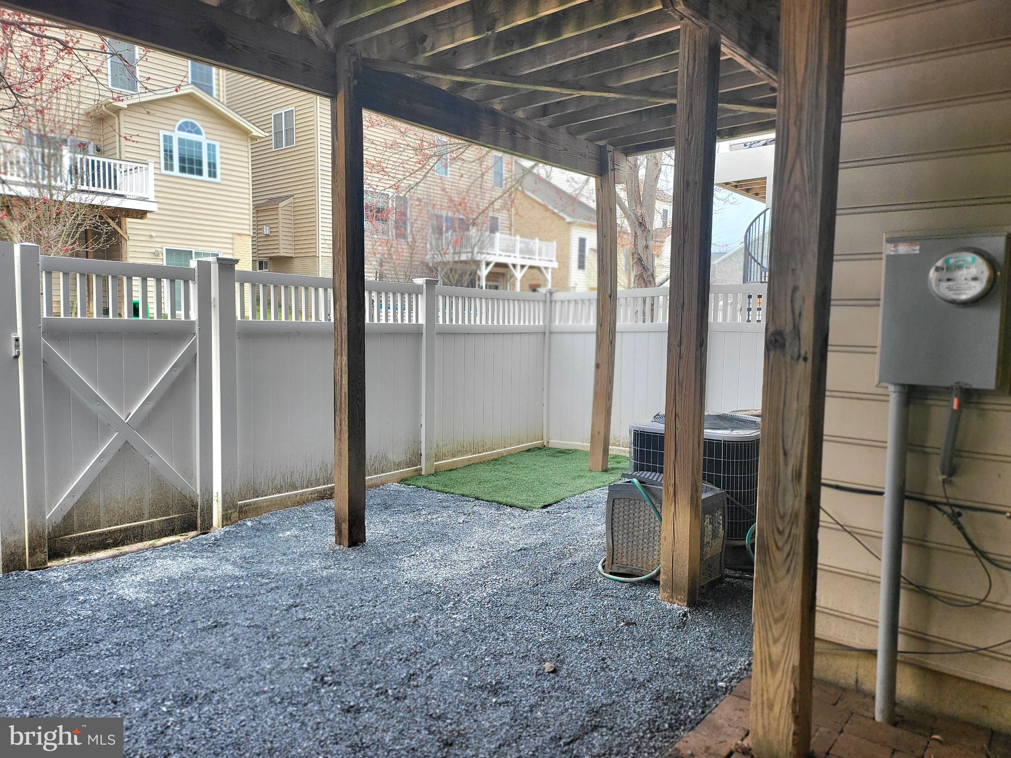 11011 Buggy Path Upper Marlboro, MD 20772 - Photo 72 of 82 a view of a porch with a backyard