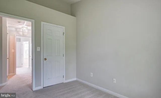 a view of an empty room