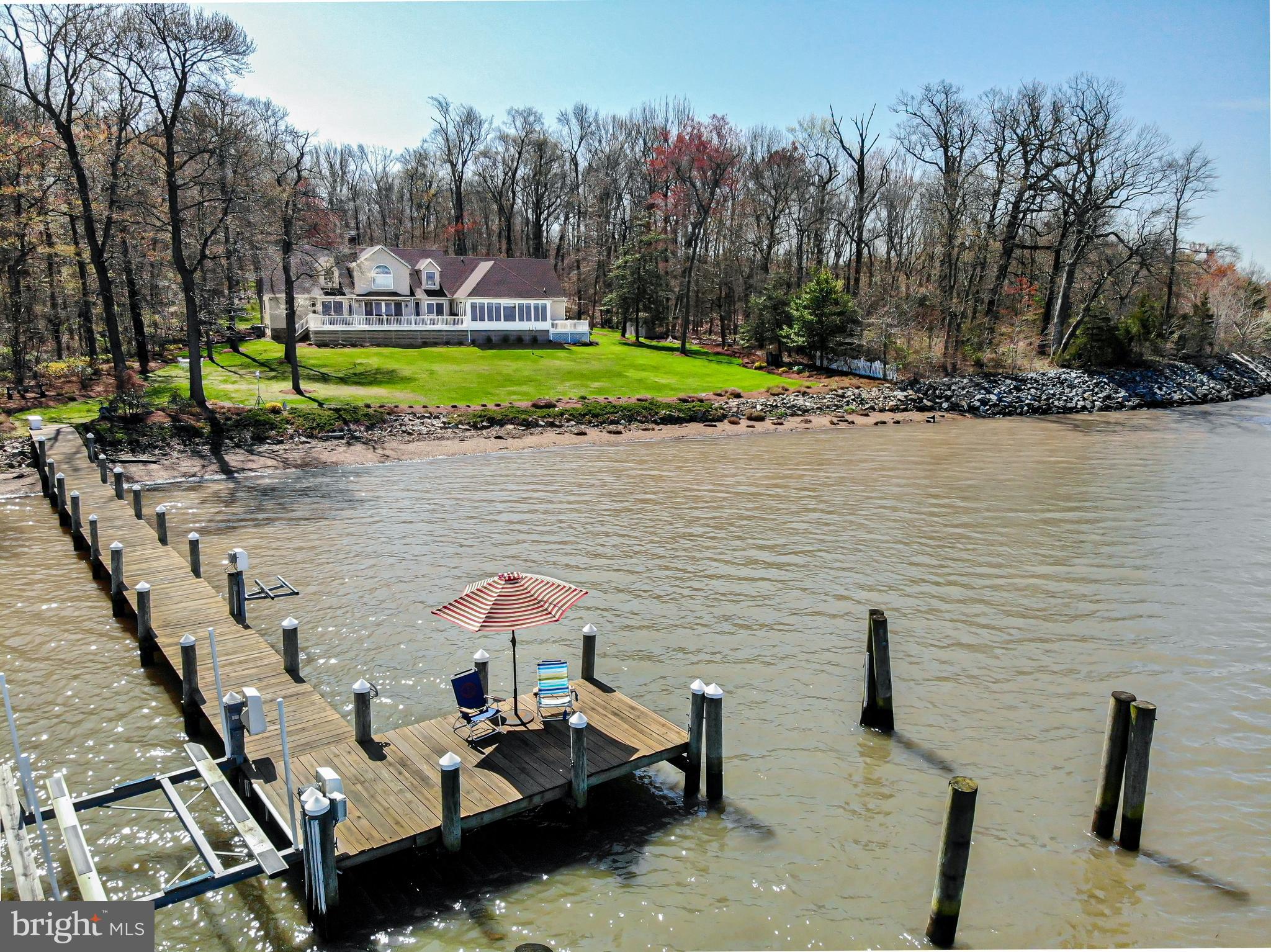 1735 Elk Forest Road Elkton, MD 21921 - Photo 1 of 43 100 ft dock with seating platform and lifts