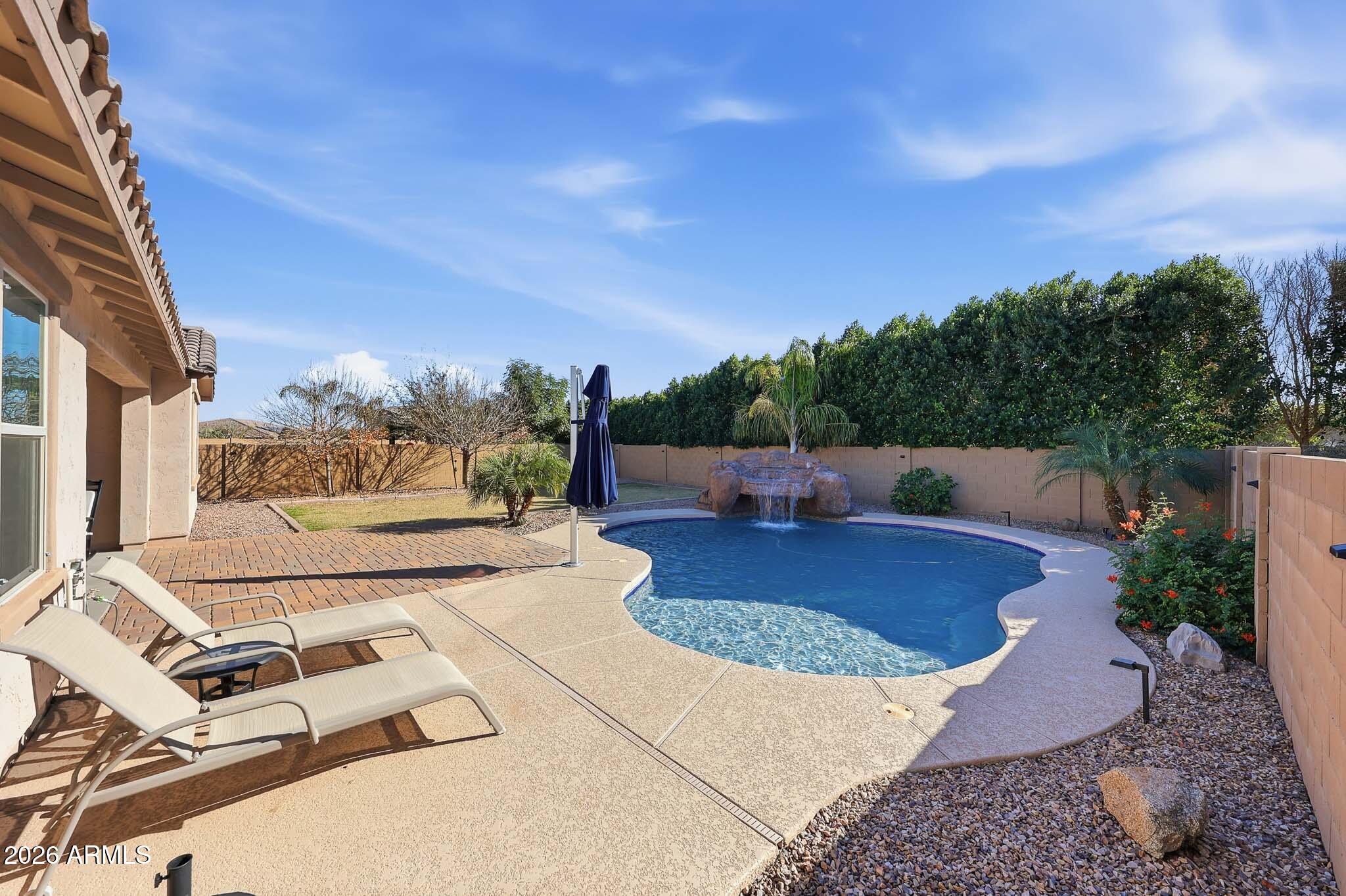 22133 East Russet Road Queen Creek, AZ 85142 - Photo 46 of 61 a view of a backyard