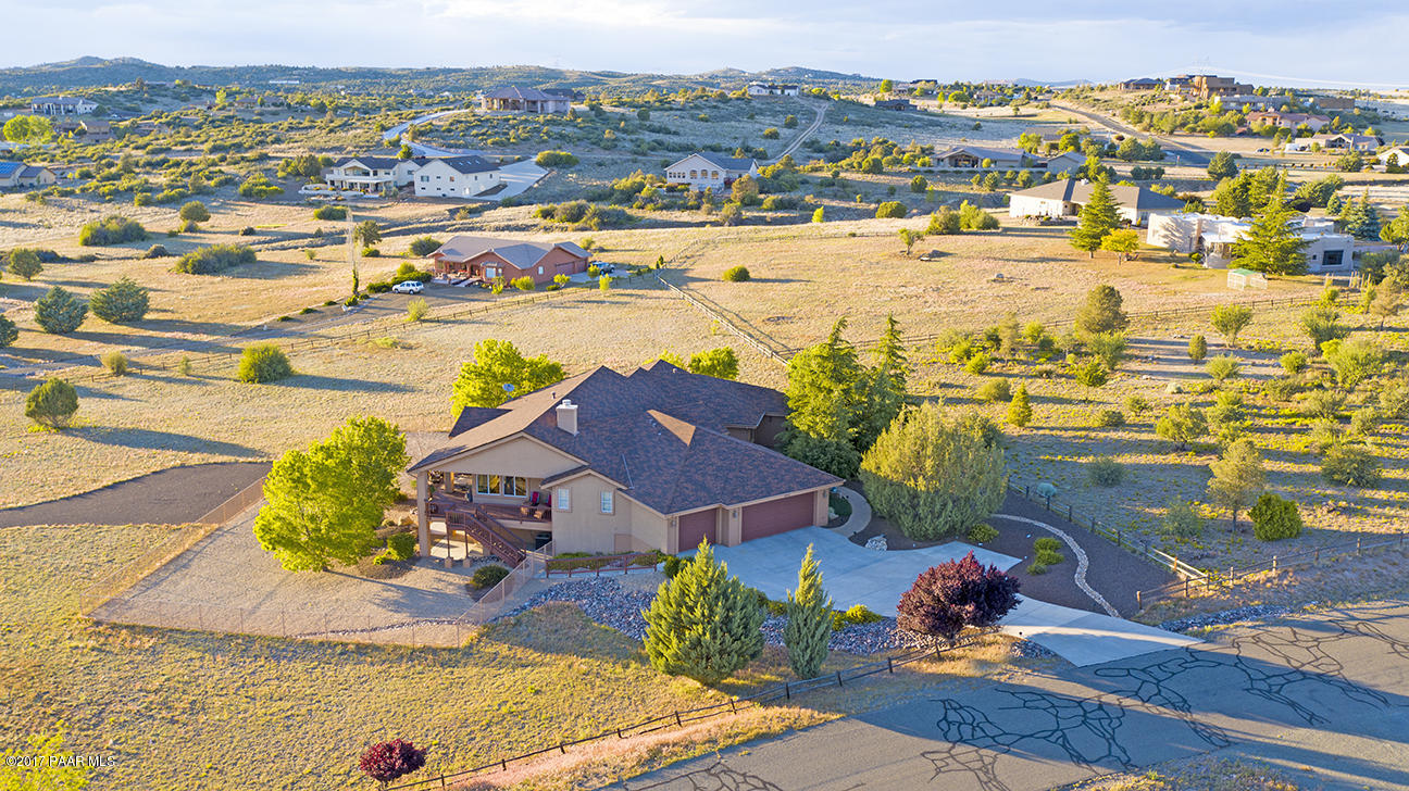 10612 North Sharps Road Prescott, AZ 86305 - Photo 3 of 83 Aerial front