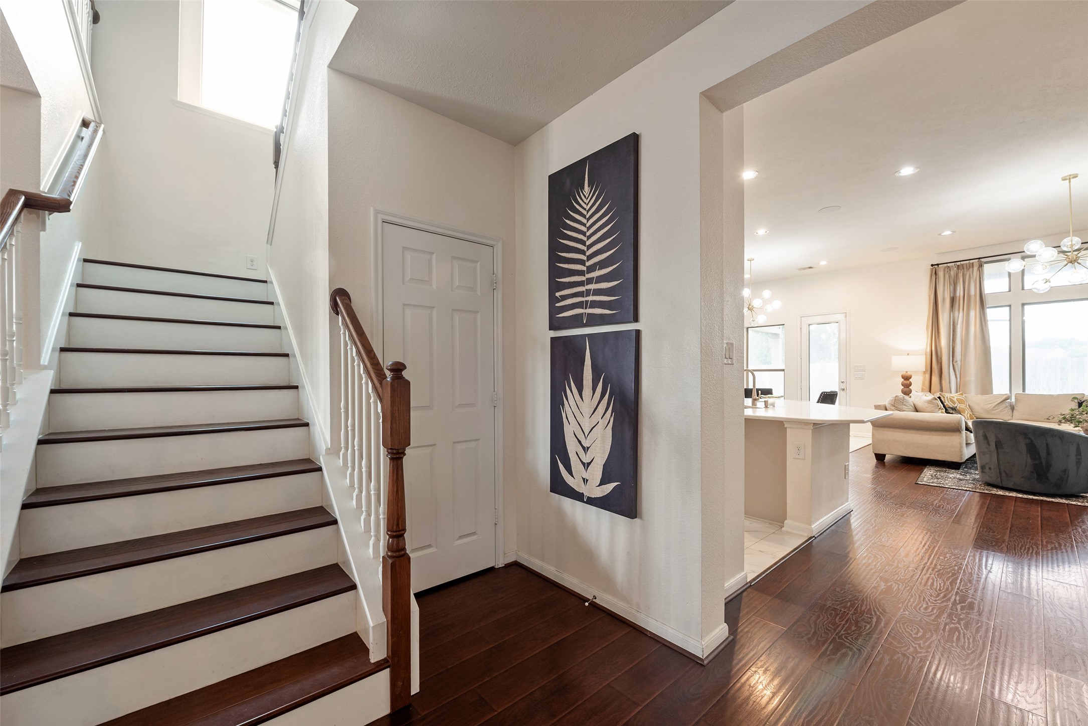 3554 Bennett Trails Drive Spring, TX 77386 - Photo 6 of 44 a view of entryway and workspace with wooden floor