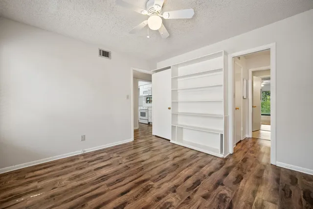 wooden floor in an empty room