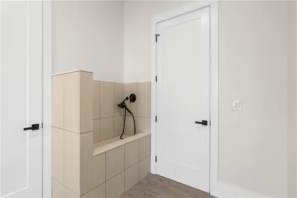 a kitchen with a sink and a window
