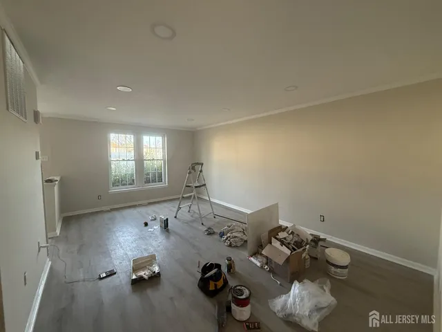 wooden floor and sink in a room
