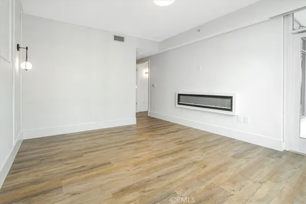 a view of a building from a balcony