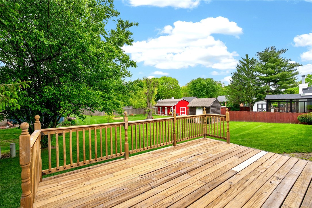 862 Camp Creek Road Waynesville, OH 45068 - Photo 32 of 44 This spacious deck offers a seamless connection to the lush, green backyard.