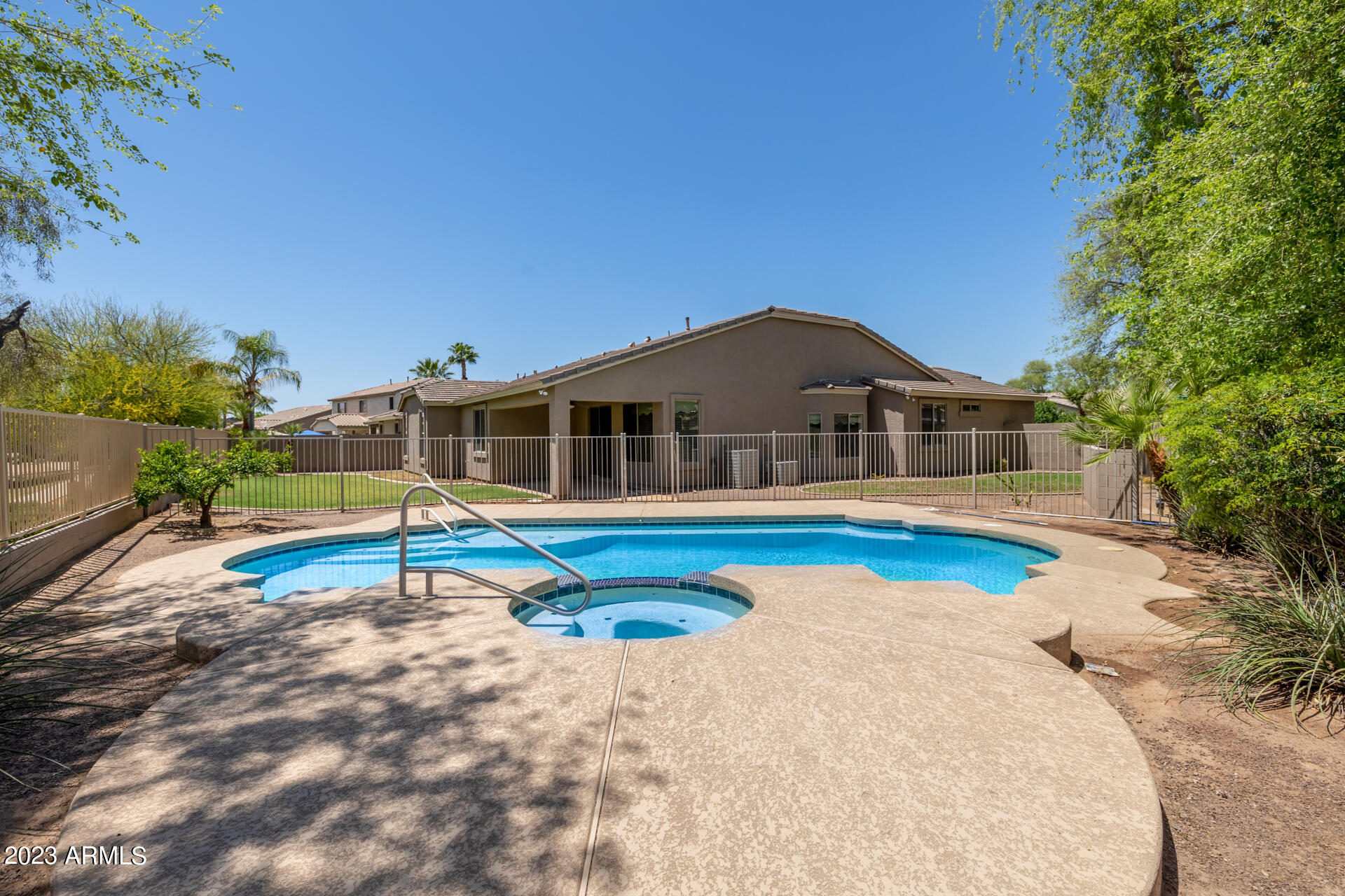 3367 East Hopkins Road Gilbert, AZ 85295 - Photo 42 of 55 2 large back yard with pool & spa