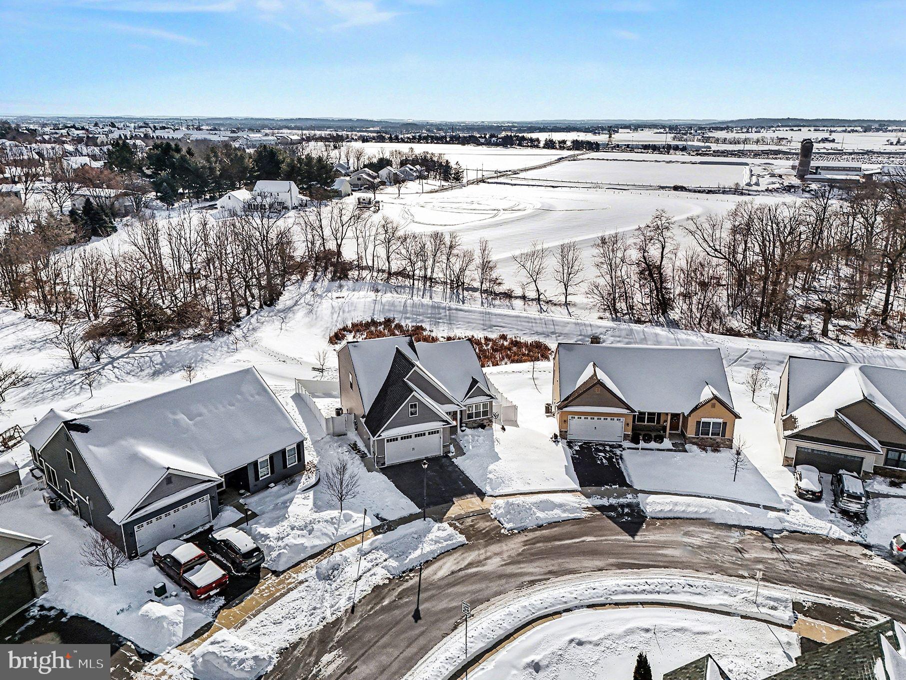 467 Hamilton Court Manheim, PA 17545 - Photo 42 of 48 an aerial view of a house with a yard and lake view