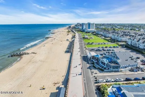 a view of beach and ocean