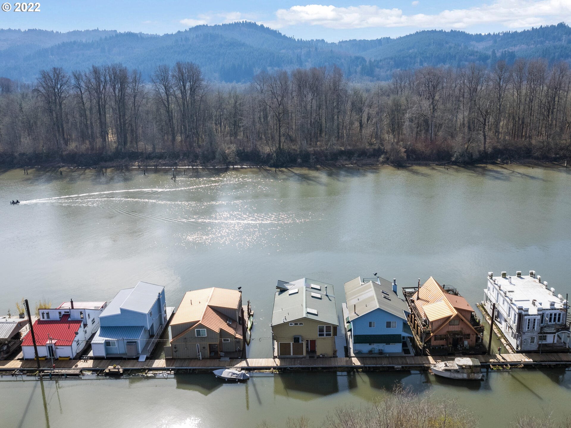 17617 Northwest Sauvie Island Road, Unit 39 Portland, OR 97231 - Photo 27 of 32 a swimming pool with mountain view