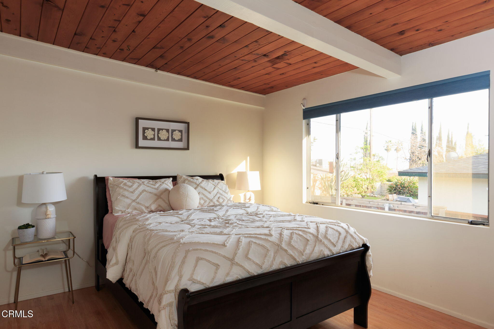 1190 Riviera Drive Pasadena, CA 91107 - Photo 23 of 36 a bedroom with a bed and a night stand