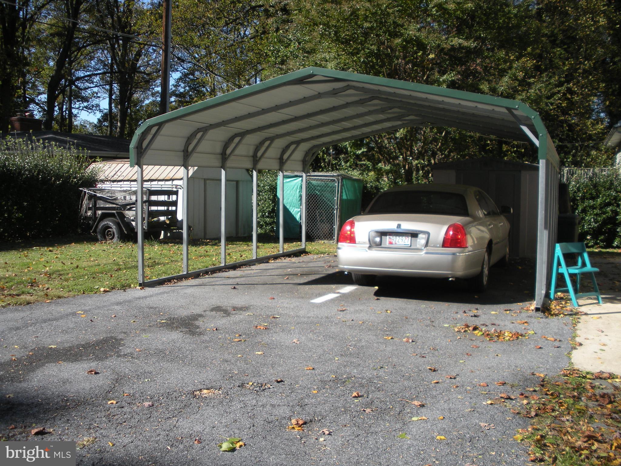 10001 Liberty Road Randallstown, MD 21133 - Photo 3 of 6 Two car cover metal roof.